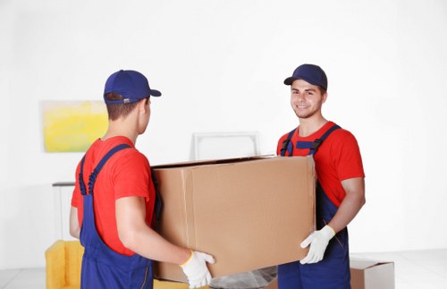 Commercial moving team handling office relocation in Kingston