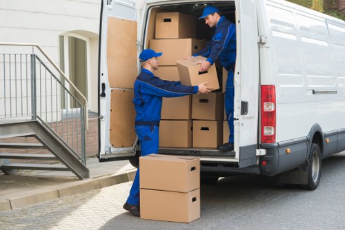 Fragile household belongings packed carefully for a Kingston relocation