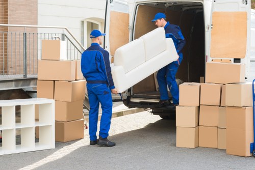 Moving truck loading for a Kingston home or office move