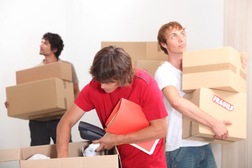 Charity donation items collected during a Kingston move