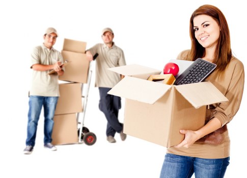 Removal crew loading boxes and furniture for a Kingston relocation