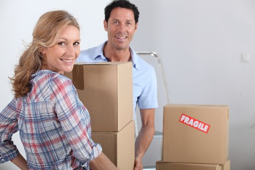 Checklist and packing materials for office relocation preparation