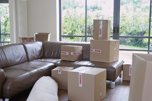 Customer booking a professional removals service
